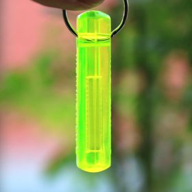 Tritium lamp fluorescent keychain (Option: Green-Green shell)