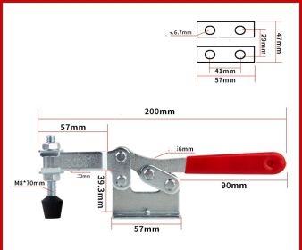 Quick Jig Horizontal Clamp Fixed Clamp (Option: 203FStainless steel)