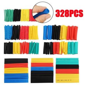 Bagged Color Environmental Protection Heat Shrinkable Sleeve Tube (Option: 328PCs Color)