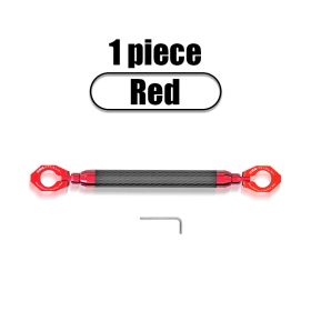 Motorcycle Aluminum Alloy Carbon Fiber Balance Bar Handlebars (Color: Red)