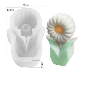 Simple Tulip Flower Candle Grinding Tool (Option: Sunflower)