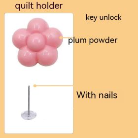 Panda Button Unlocks Quilt Holder (Option: Plum Blossom Without Needle)