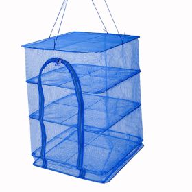 Layers Drying Net for Herbs Hanging Basket Folding Dry Rack Herb Drying Net Dryer Bag Mesh For Flowers Buds Plants Organizer (Color: 35x35x65cm)