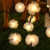 10/20/40 Christmas LEDs Snow Pompon Fairy Dandelion String Lights For Party