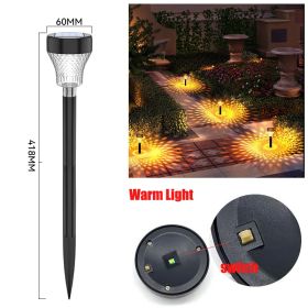 Solar Outdoor Lights New Garden Lamps Powered Waterproof Landscape Path for Yard Backyard Lawn Patio Decorative LED Lighting (Lighting Shade Color: Upgrade 1 Warm)