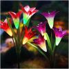 Lily Flower Multi-Color Changing LED Solar Garden Lights