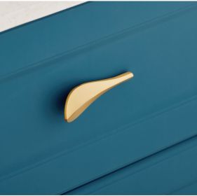 High Quality Cabinet Door Handle In Stock Creative And Slightly Luxury Wardrobe (Option: Gold Drawing)