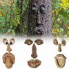 1pc Funny Tree Faces Decor, Old Man Tree Face Decoration, Yard Art