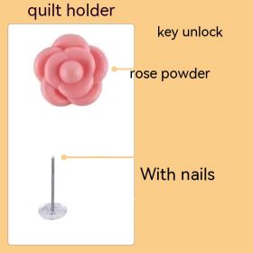 Panda Button Unlocks Quilt Holder (Option: Rose Without Needle)