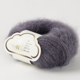 Mohair New Young Wool Silk Wool Hairline Rule (Option: 103 Blue Gray)