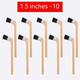 Long Handle Black Hair Wooden Handle Brush (Option: 1 ¬∑ 5 Inches Ten)